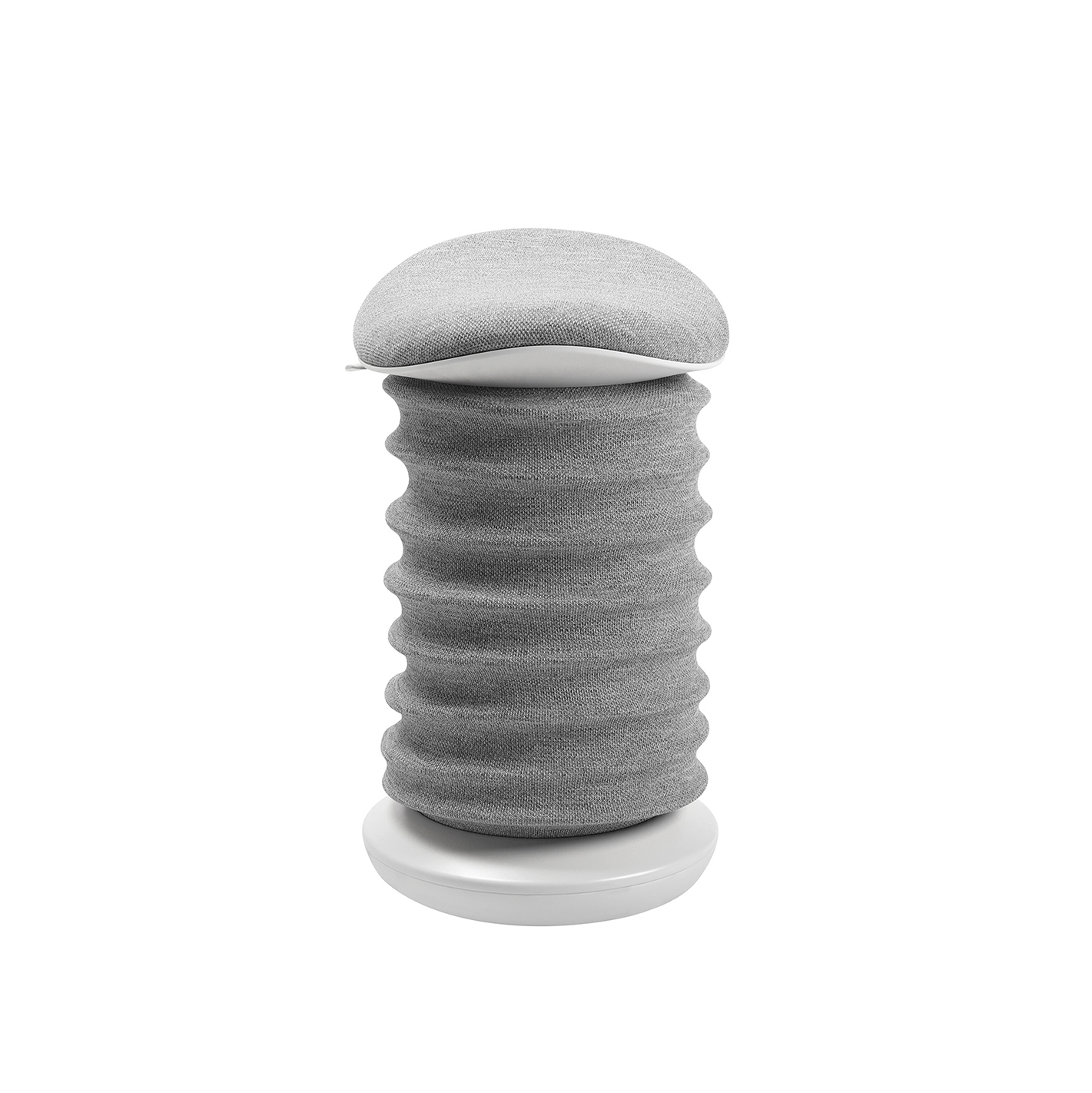Image of Bürohocker Topstar Sitness 4D Grau/Weiss, Standfuss, Dynamisches Sitzen - optimal für gesundes Sitzen