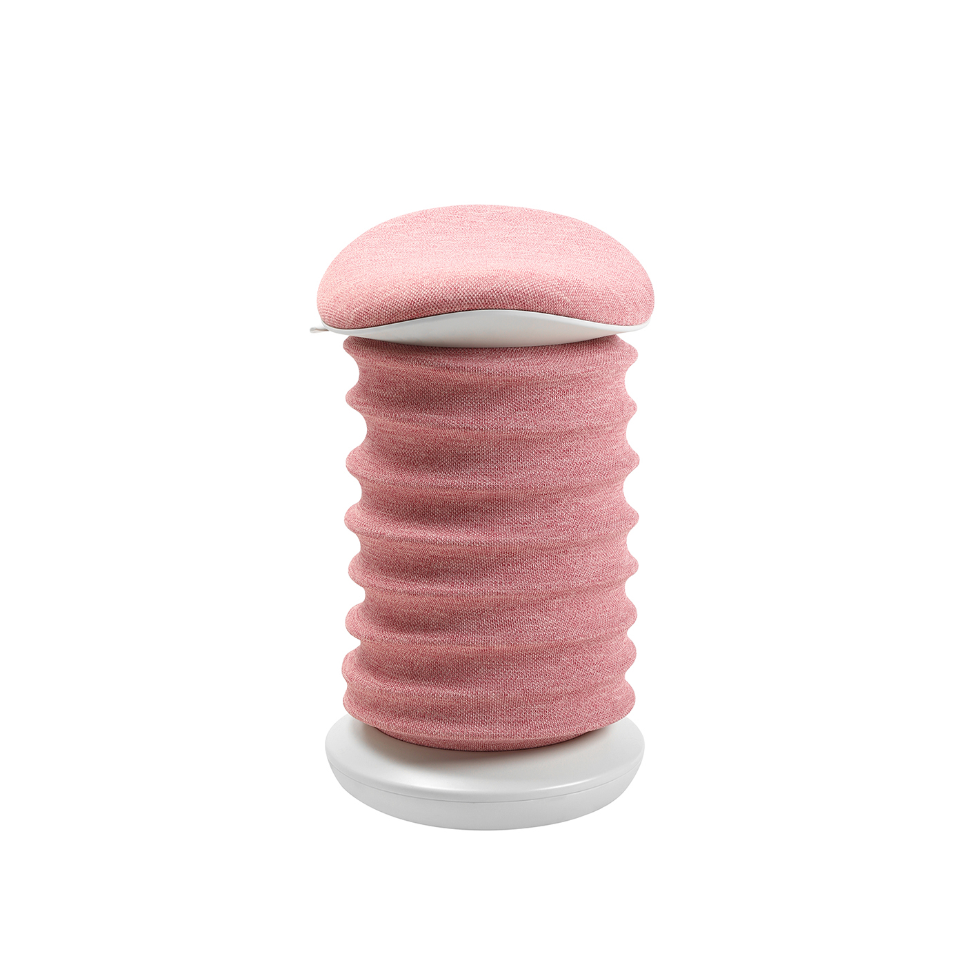 Image of Bürohocker Topstar Sitness 4D Rosa/Weiss, Standfuss, Dynamisches Sitzen - optimal für gesundes Sitzen