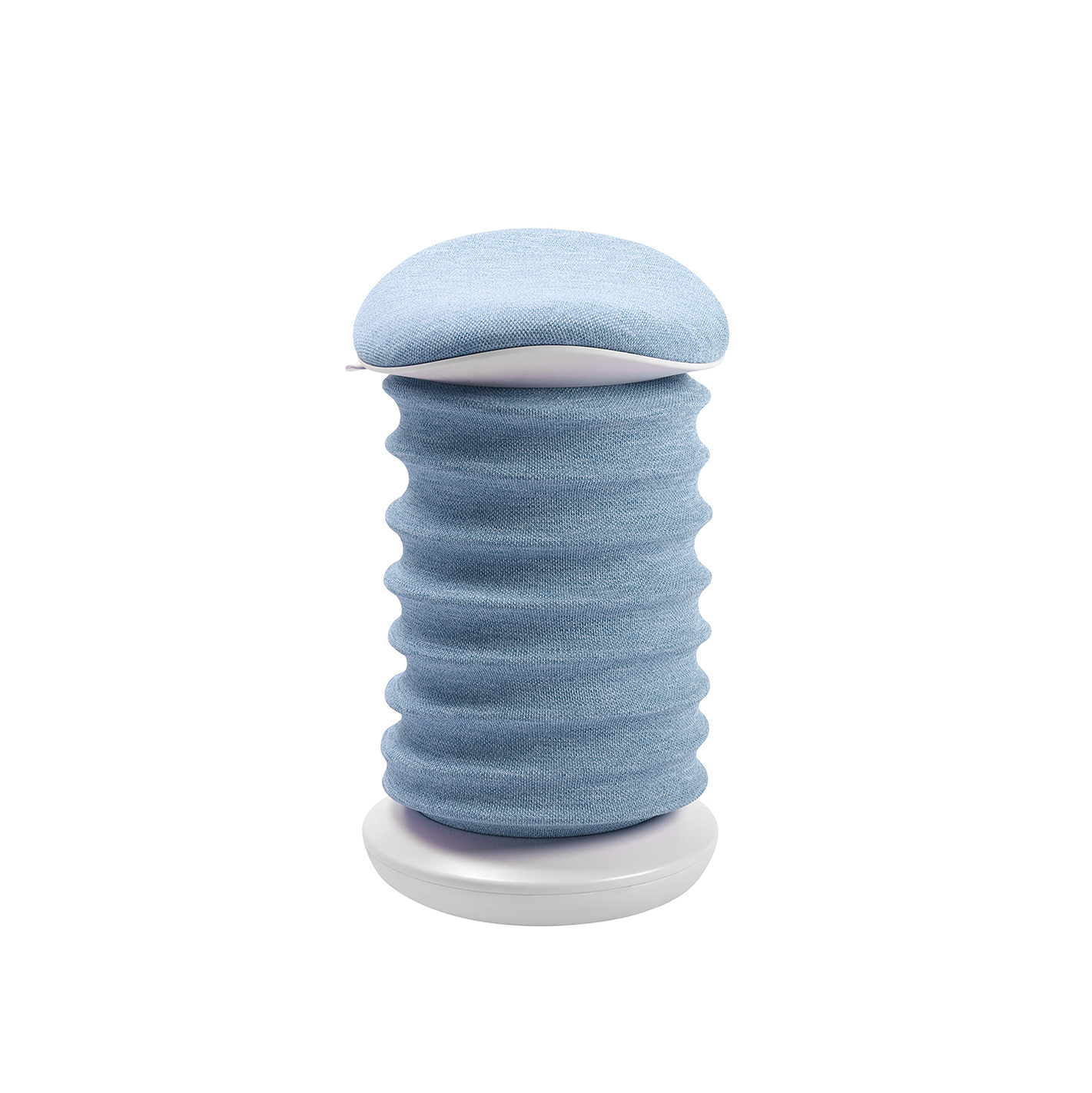 Image of Bürohocker Topstar Sitness 4D Blau/Weiss, Standfuss, Dynamisches Sitzen - optimal für gesundes Sitzen