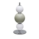 Murano Jupiter Tischlampe  (Cromata, Grau)
