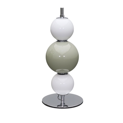 Murano Jupiter Tischlampe  (Cromata, Grau)