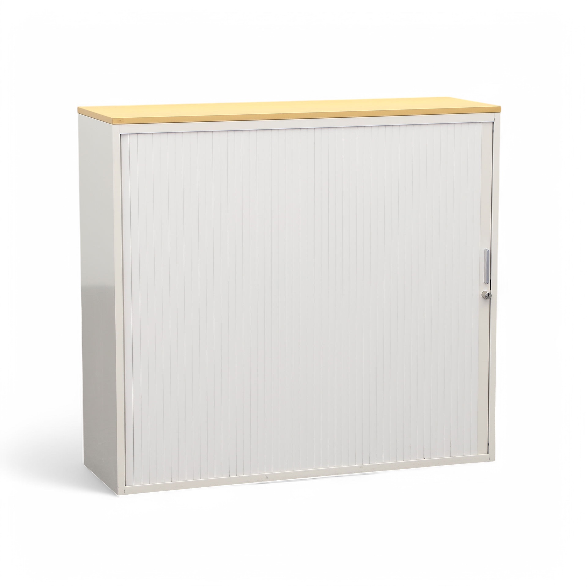 Metallschrank Lista LO Storage mit Rollladen (Crème, Mit Schlüssel)