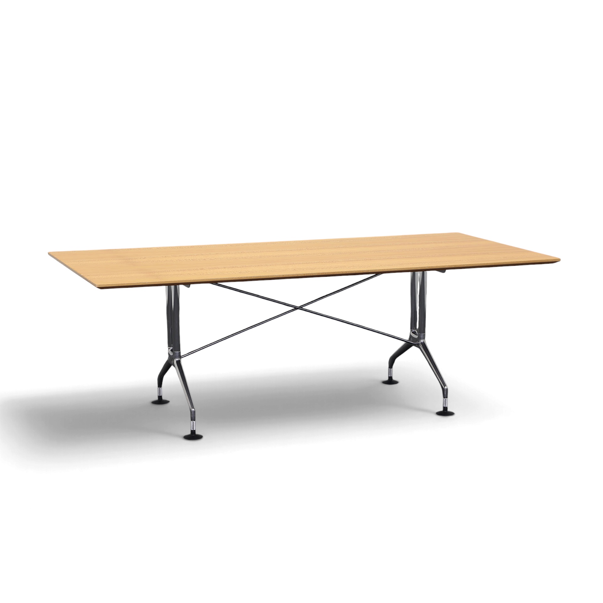 Konferenztisch Vitra Spatio 200x100 cm, Platane, Rechteckig, Normal gebraucht, Tisch - Hochwertig & langlebig