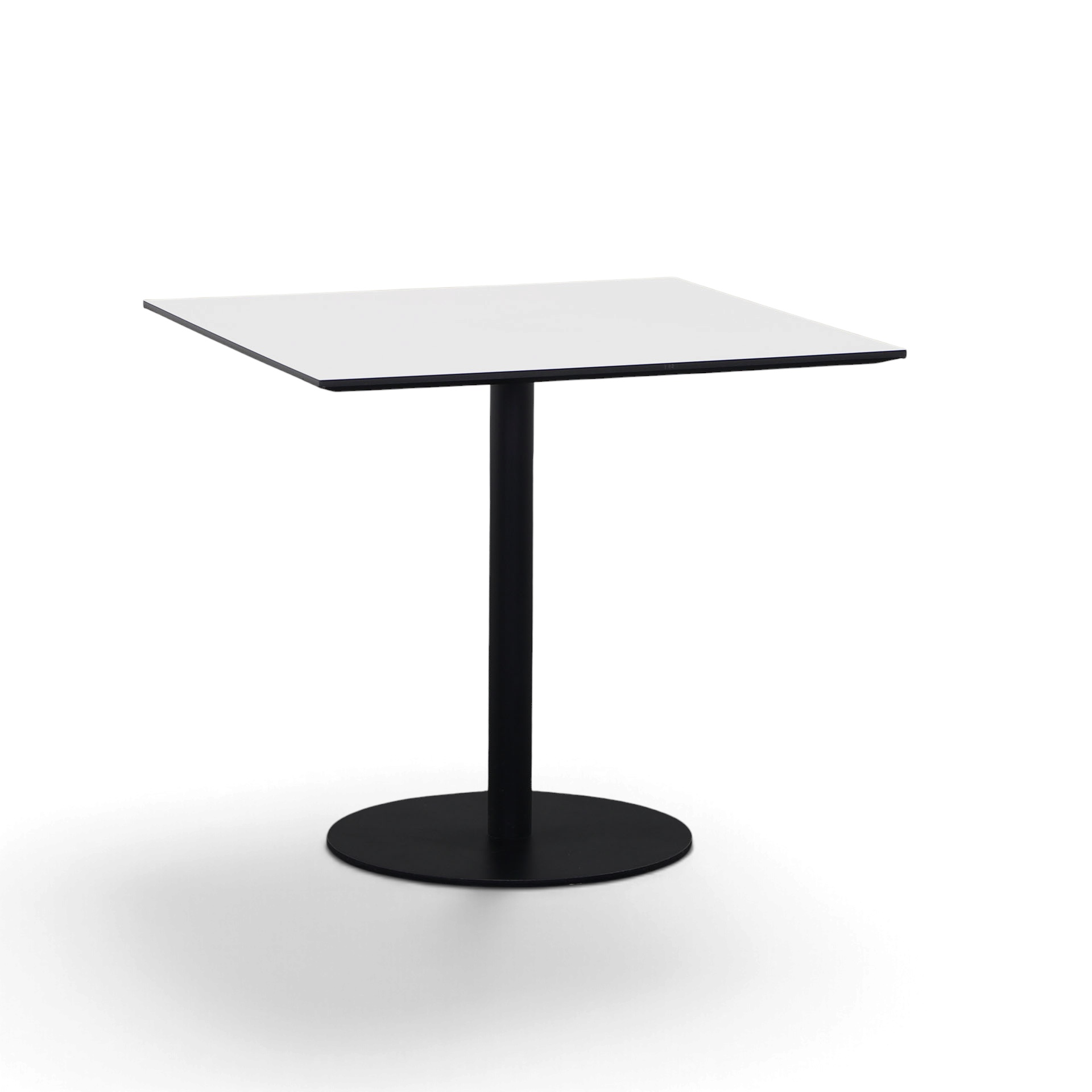 Image of Bistrotisch 80x80 cm, Lichtgrau, Quadratisch, Normal gebraucht Tisch - Perfekt für Café und Bistro