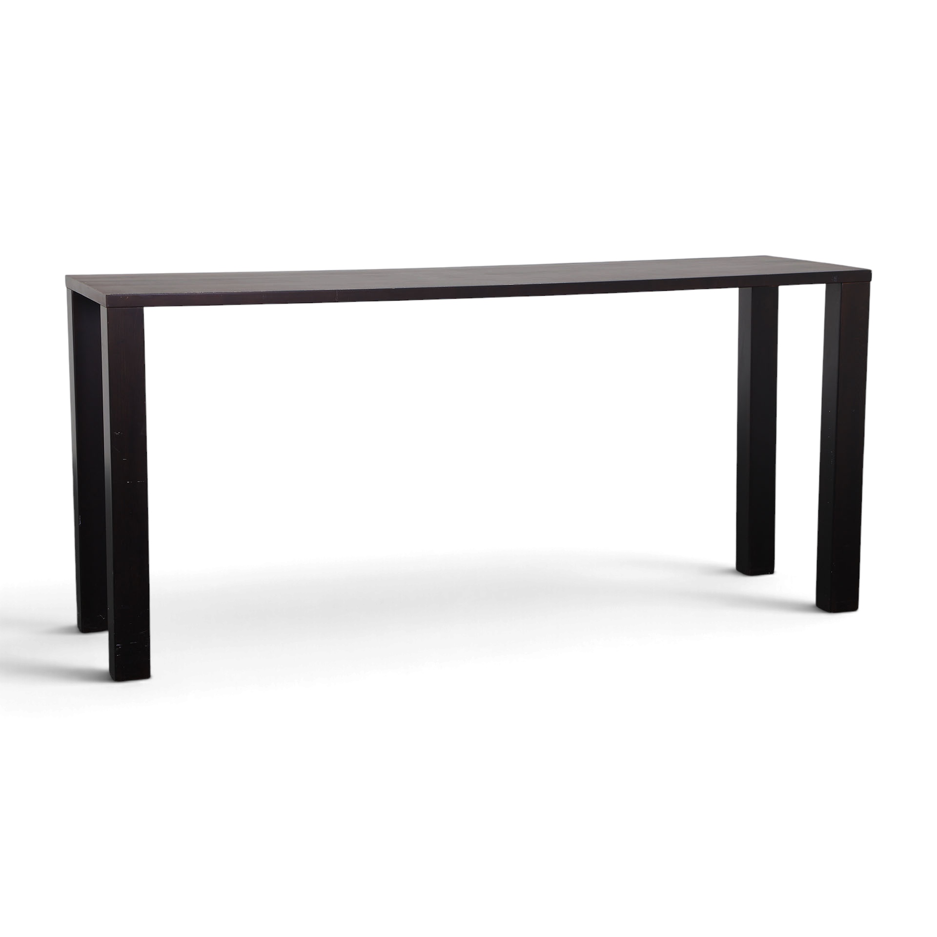table haute 240x70 cm, Marron foncé, Rectangulaire, Normalement utilisé, Table - Haute qualité & longue durée de vie