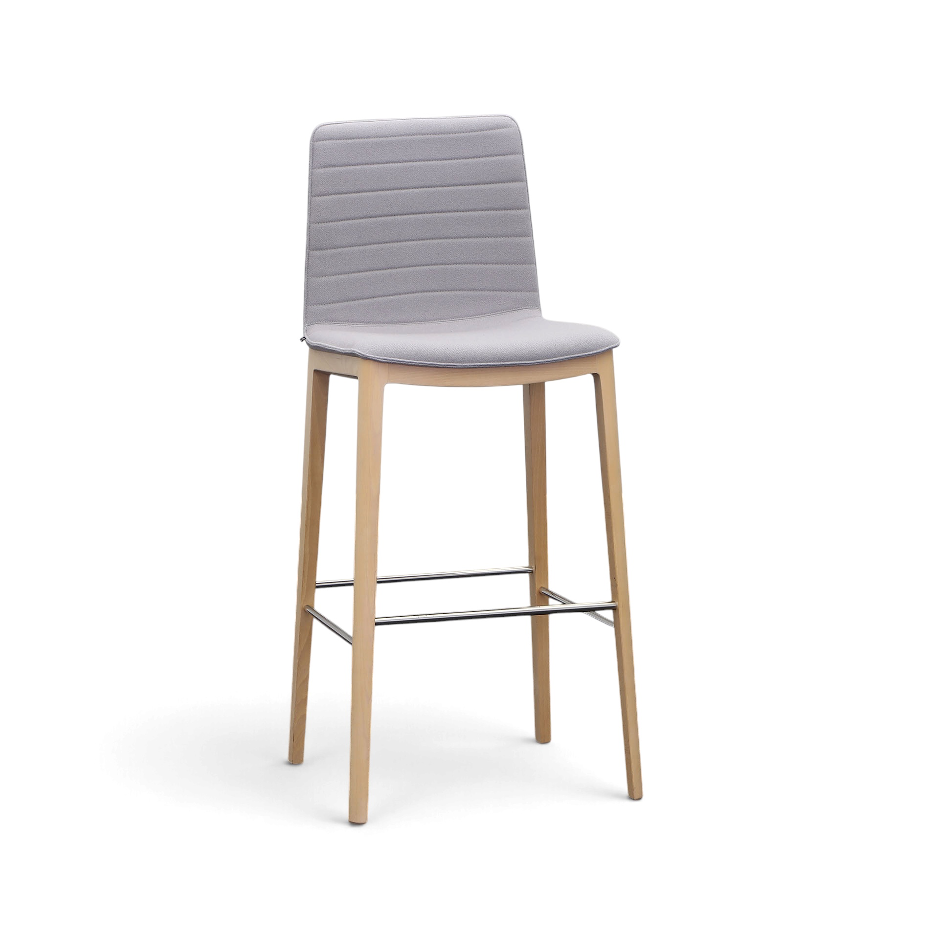 Flex Chair Bar Hocker Andreu World, Grau, Gut, Tresenhocker - Praktisch & Komfortabel