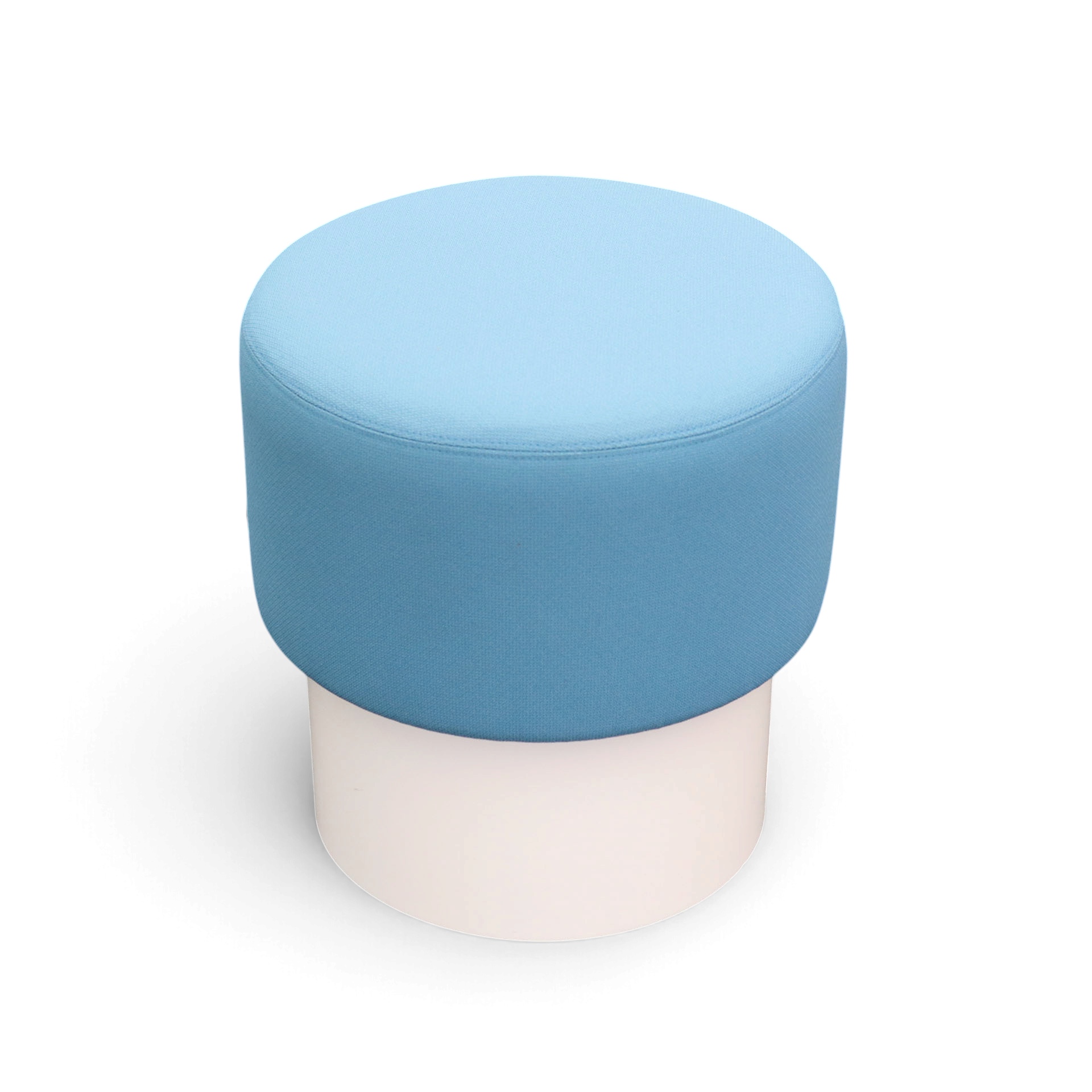 Tabouret de bureau Bene, Bleu/Blanc, Normalement utilisé, Ergonomique - optimal pour les postes de travail flexibles