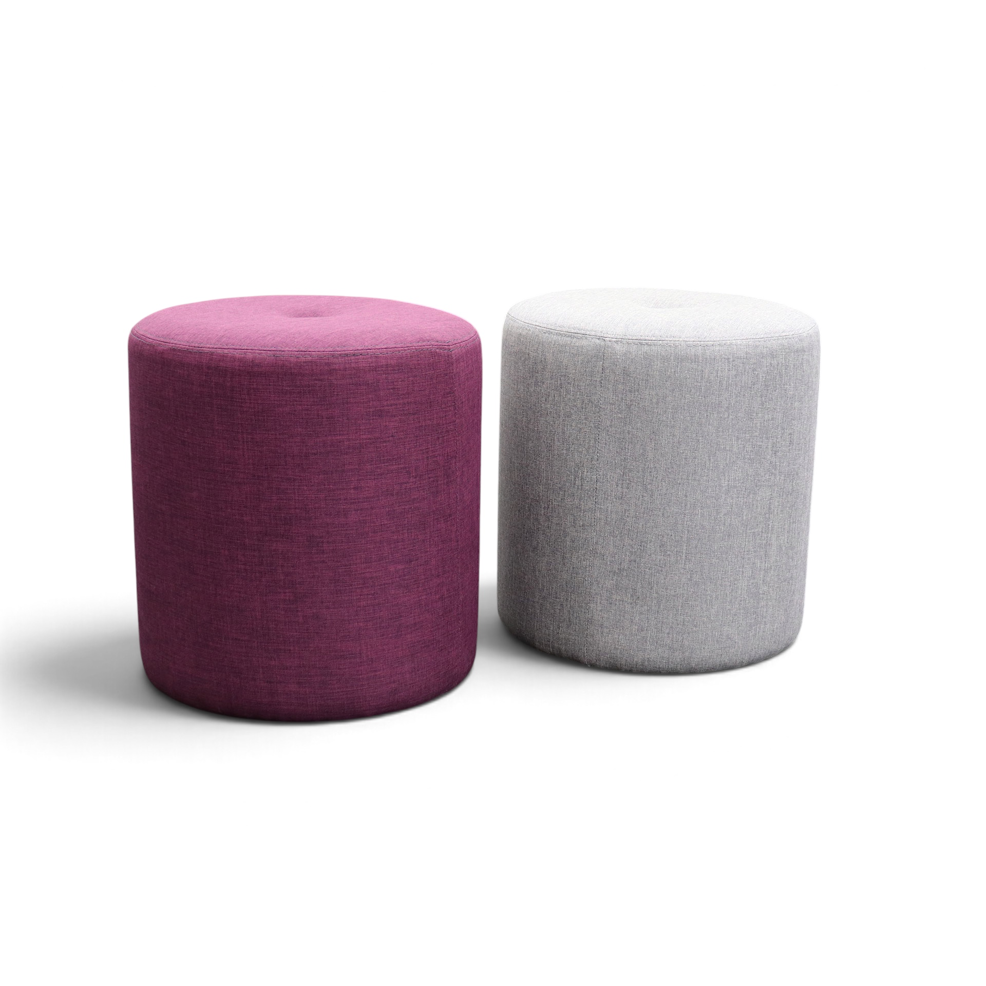 Hocker - 2er Set, Grau, Gut, Ergonomisch - optimal für flexible Arbeitsplätze