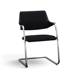 Freischwinger Konferenzstuhl Girsberger 3300 (Schwarz)