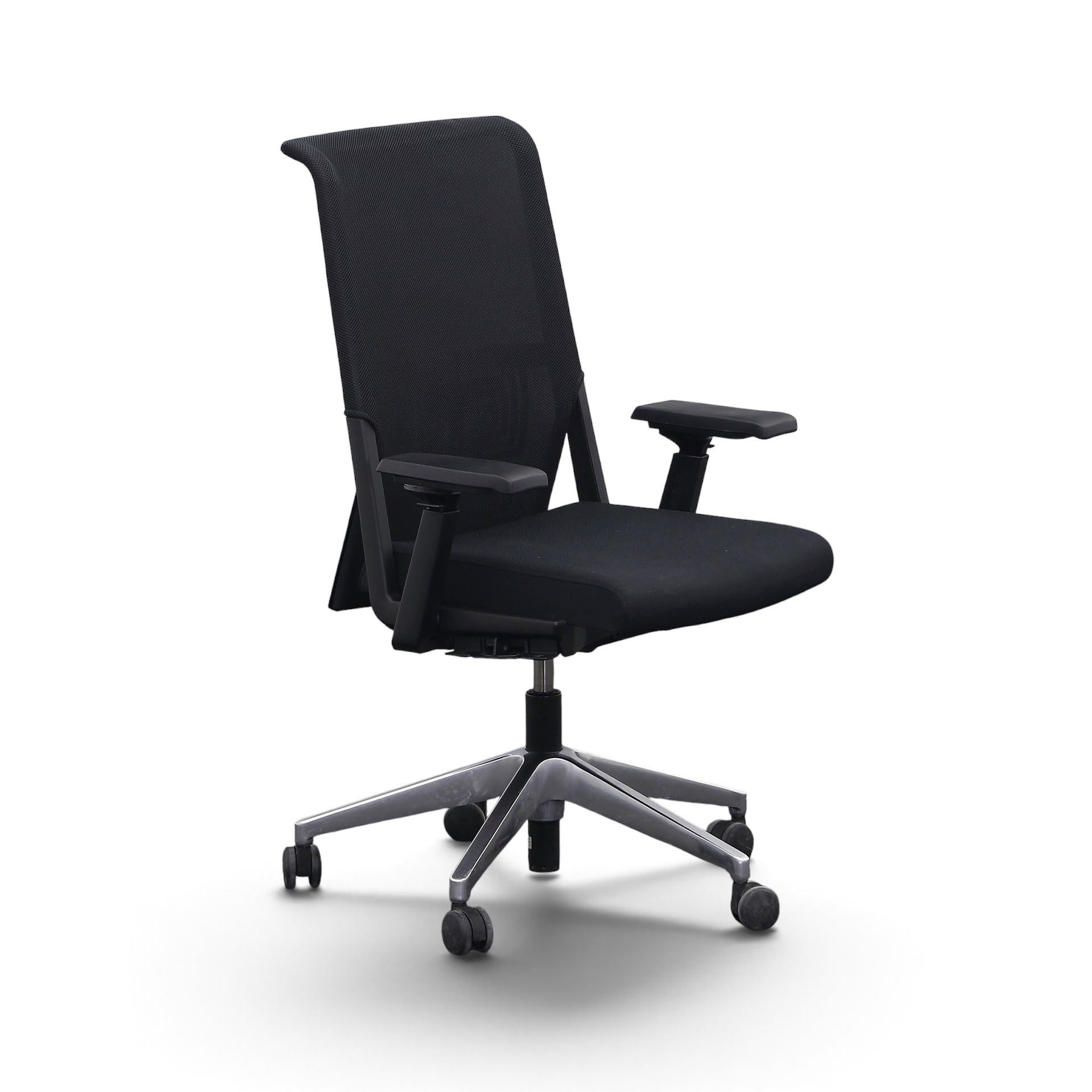 Image of Bürostuhl Haworth Comforto mit 3D Armlehnen, Schwarz, Normal gebraucht, Ergonomischer Stuhl - ideal für flexibles Arbeiten