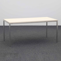 Bürotisch mit Chromstahlgestell