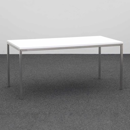 Bürotisch mit Chromstahlgestell