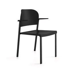 4-Fuss Stühle IBEBI Bio (Schwarz, Neu)