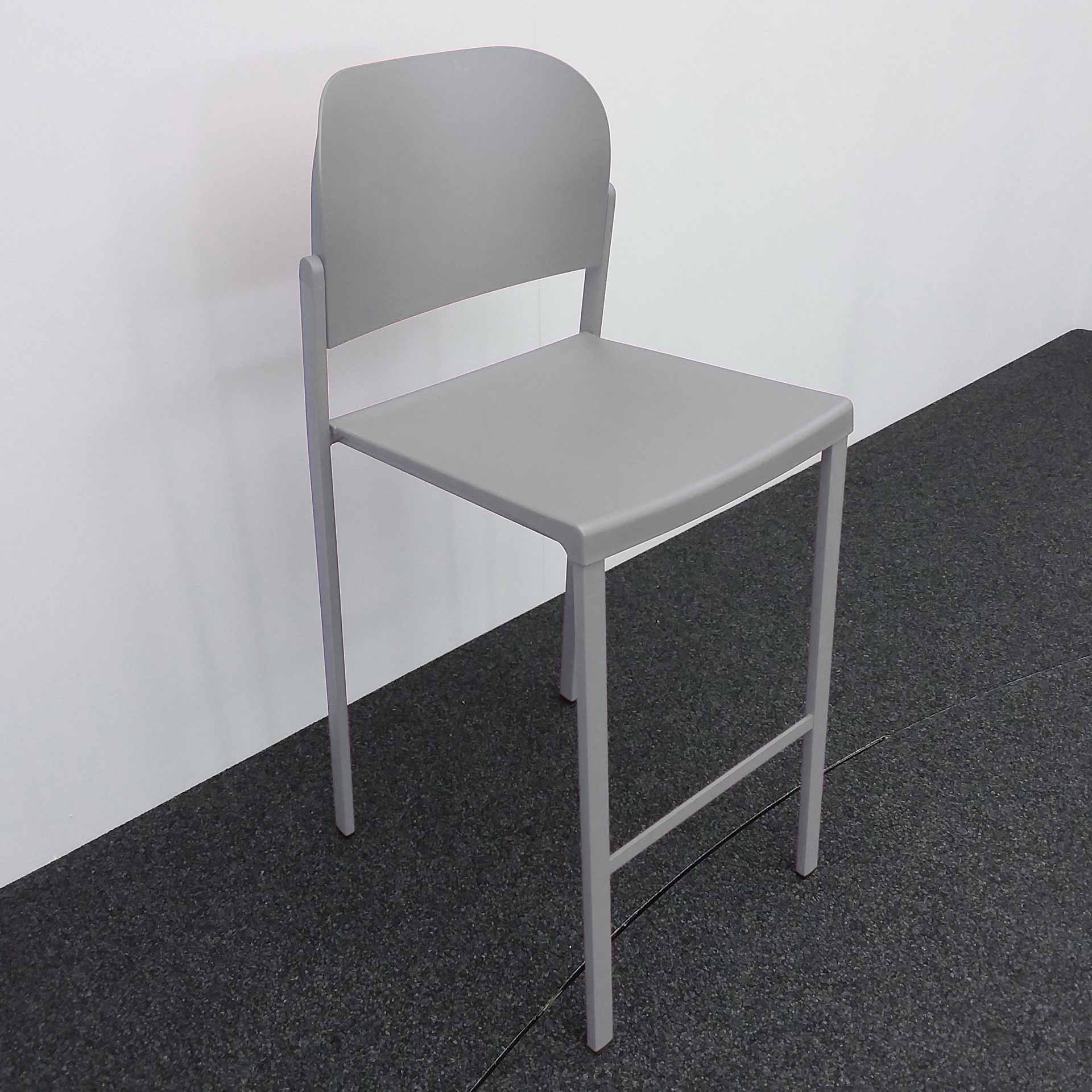 Chaises hautes IBEBI Recycled Bio, Gris sans accoudoirs, Nouveau, Tabouret de comptoir - Pratique & confortable