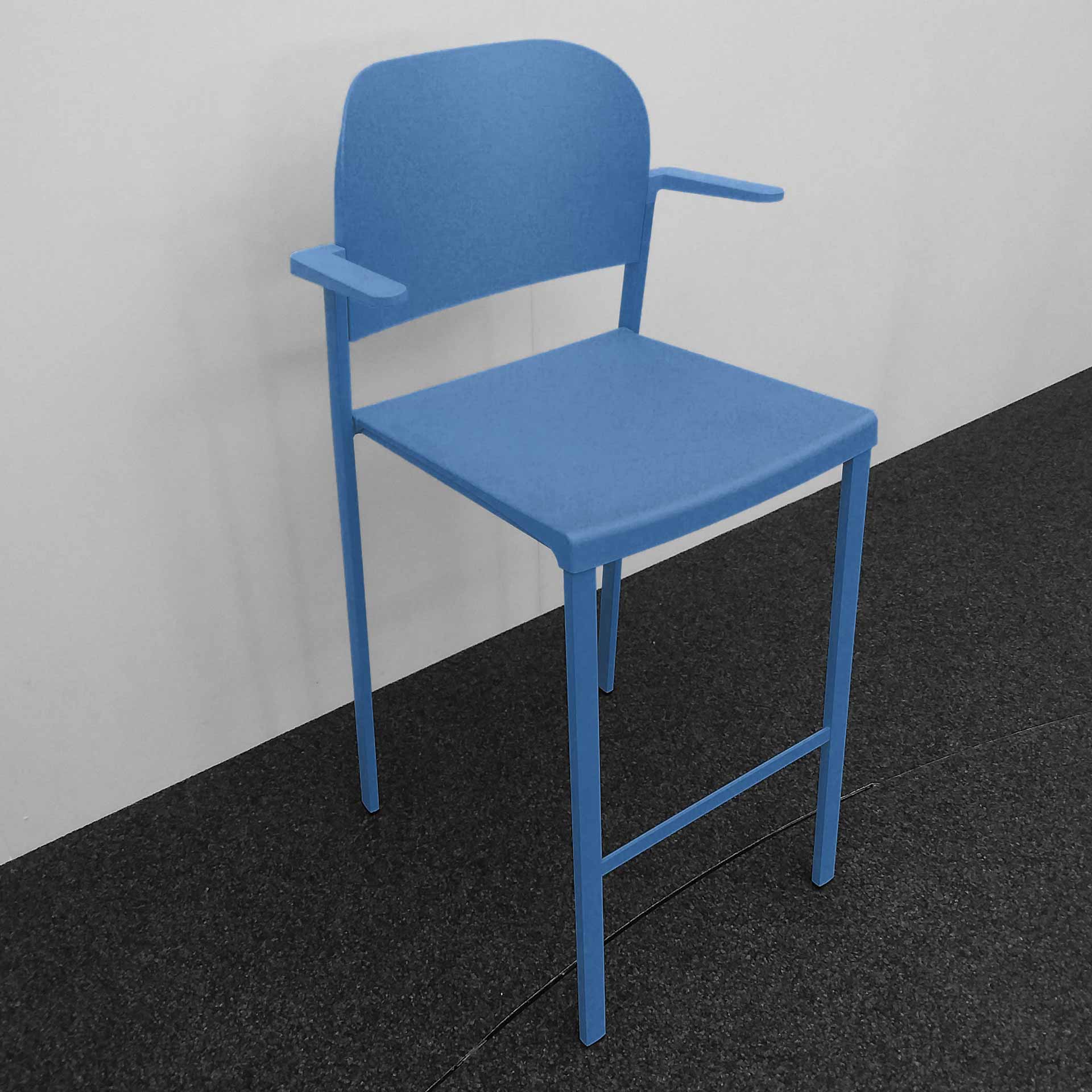 Hochstühle IBEBI Bio (Blau, Neu, Fixarmlehnen)