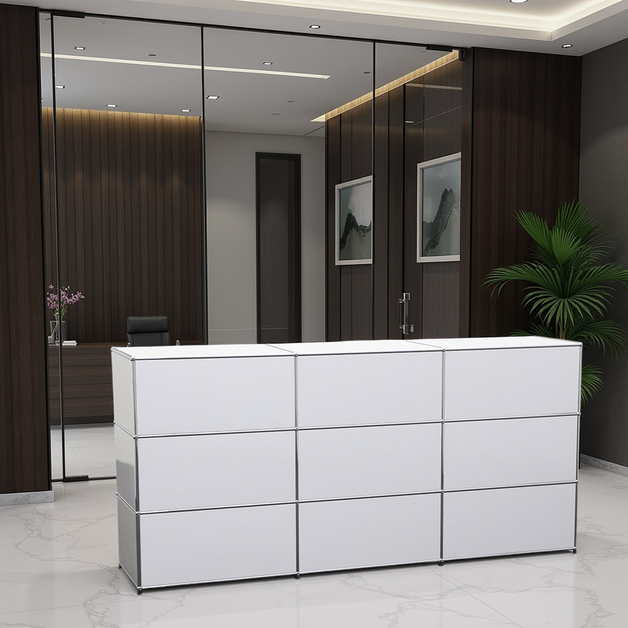Regal / Empfangstheke USM Haller