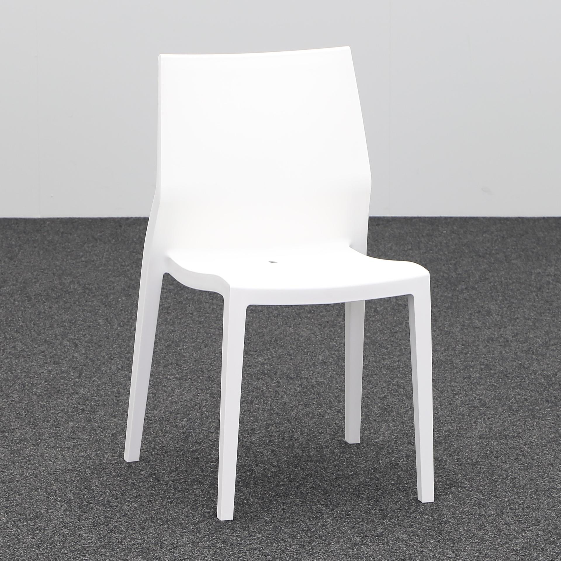 4-Fuss Stühle IBEBI Hoth (Weiss, Neu)