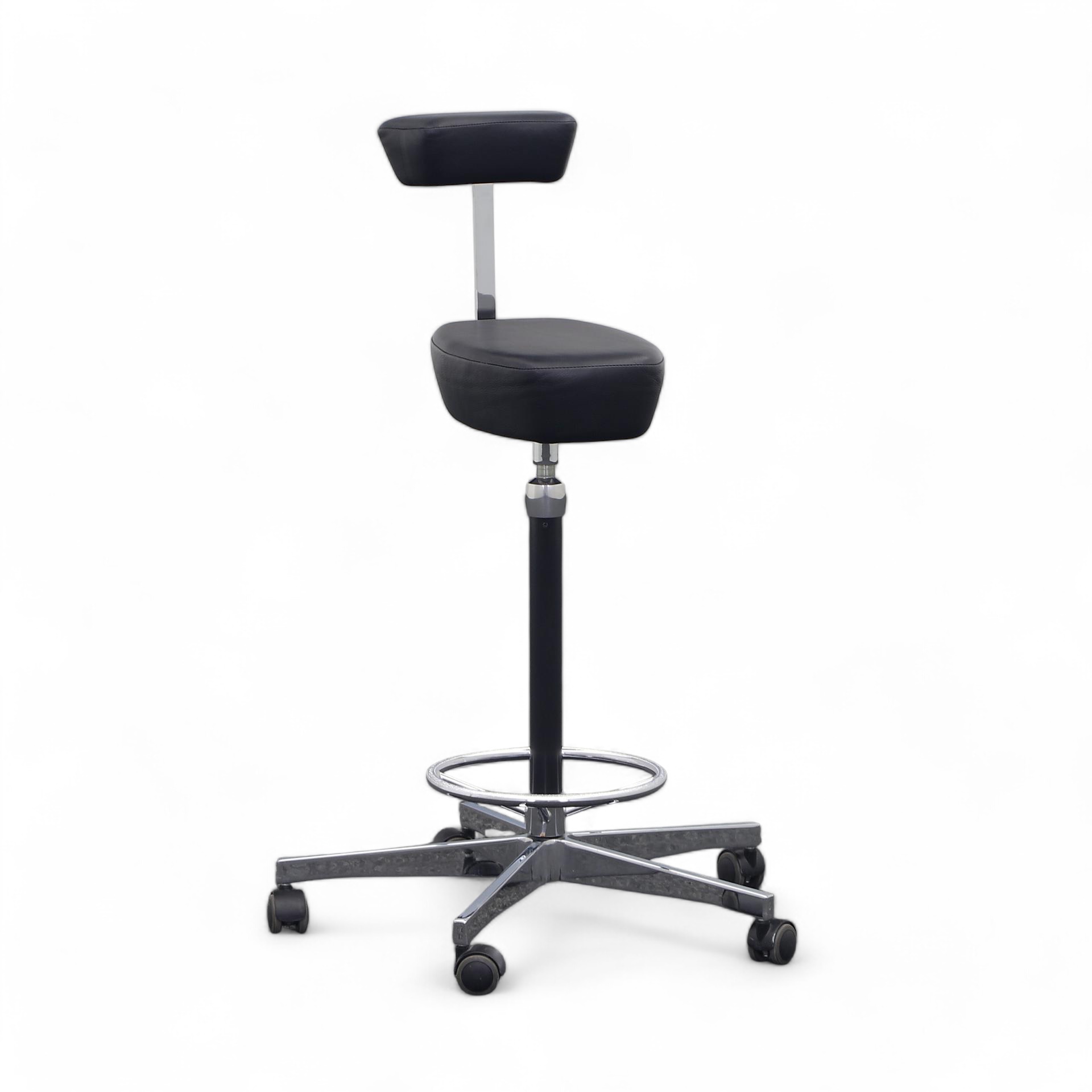 Image of George Nelson Perch Stuhl Vitra, Schwarz, Normal gebraucht, Barhocker - Praktisch & Komfortabel