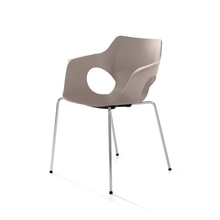 4-Fuss Stühle IBEBI Manta (Beige, Neu)