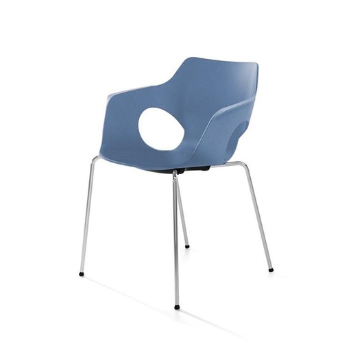 4-Fuss Stühle IBEBI Manta (Sehr gut, Blau)