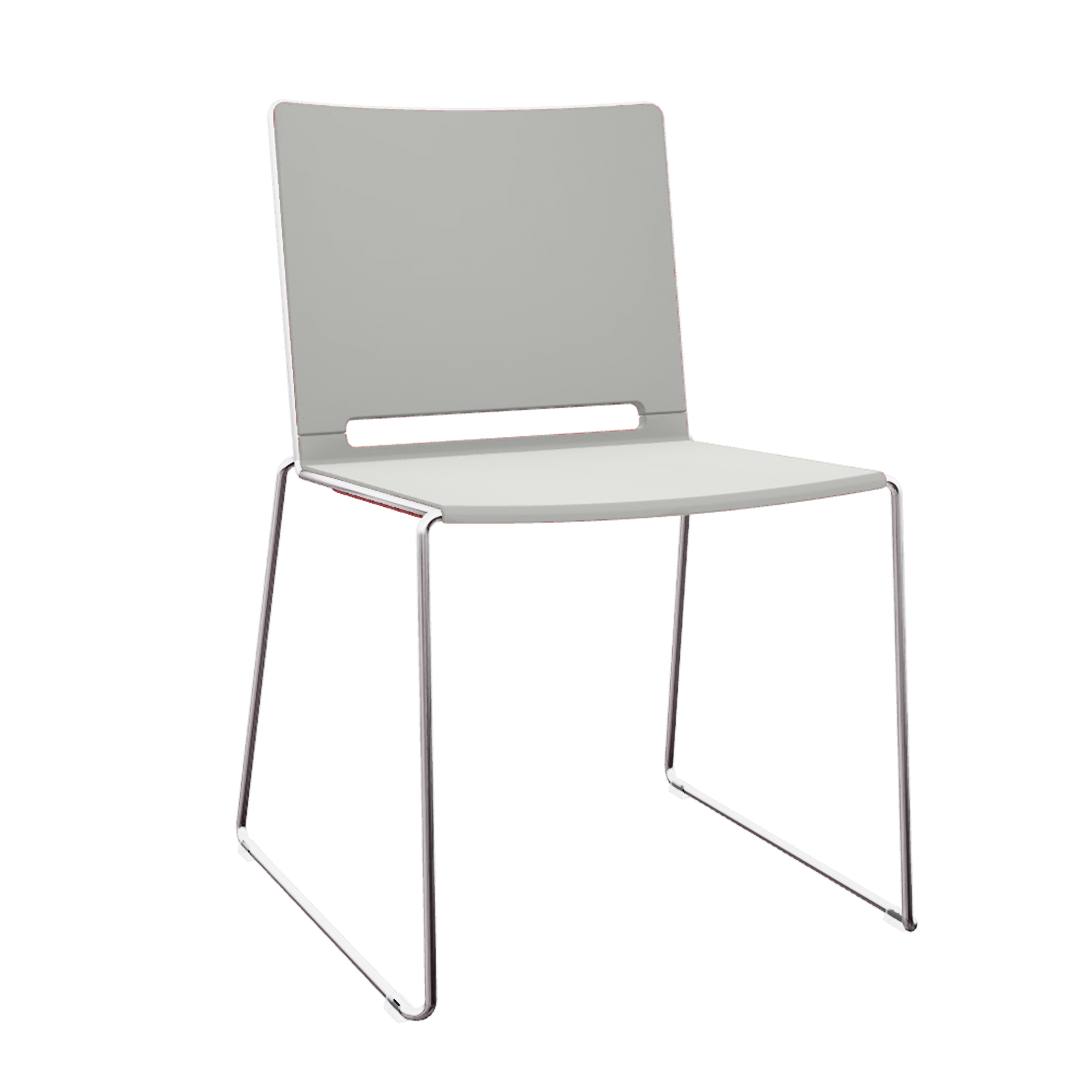 Image of Kufenstühle IBEBI Multi Grau ohne Armlehnen, Neu - Komfortables Sitzen
