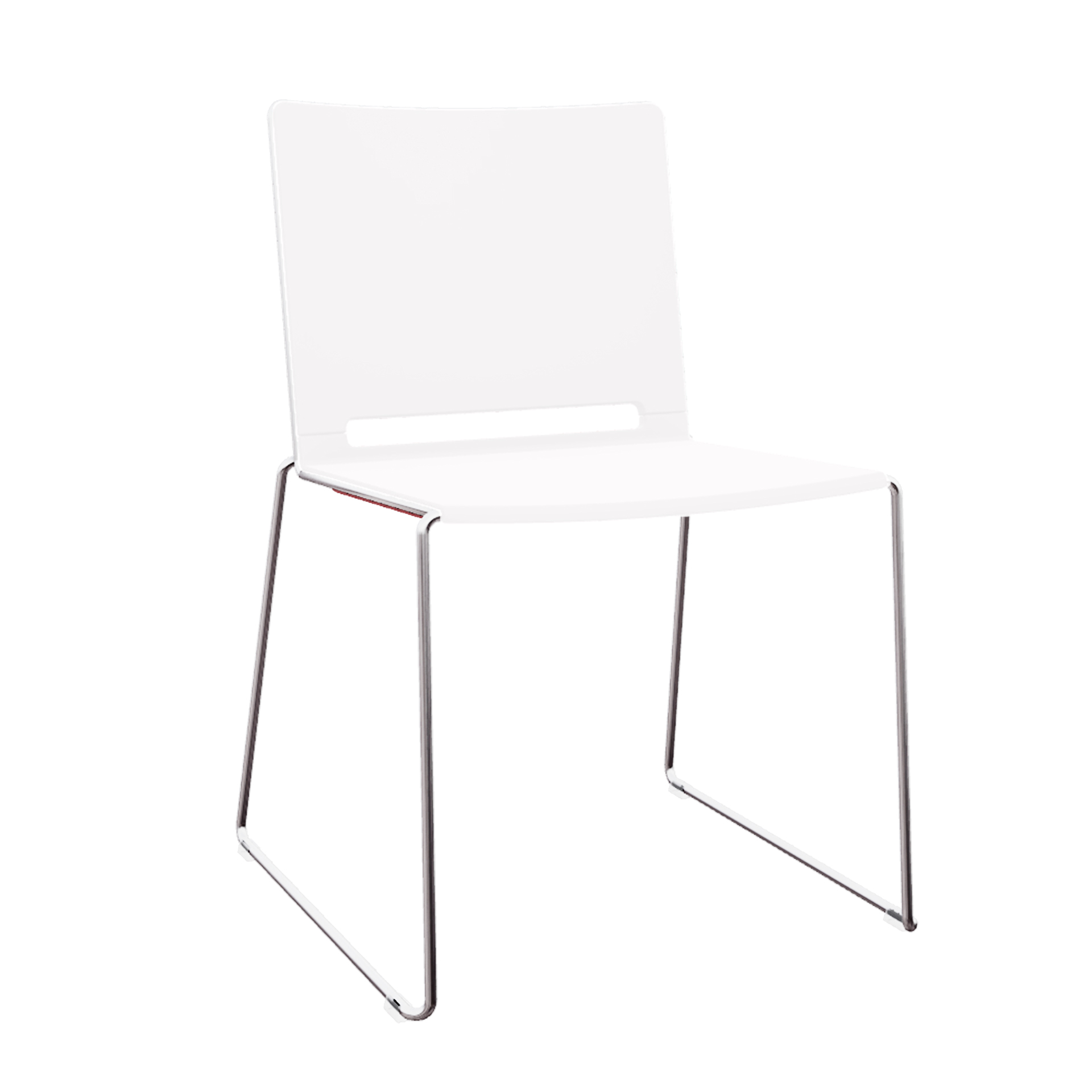 Image of Kufenstühle IBEBI Multi Weiss ohne Armlehnen, Neu - Komfortables Sitzen