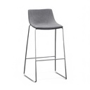 Barhocker Milani Ellipse (Grau, Neu)