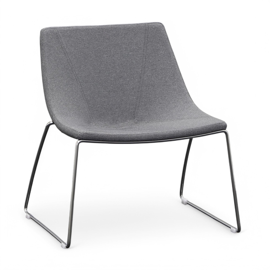 Lounge Sessel Milani Ellipse (Neu, Grau)