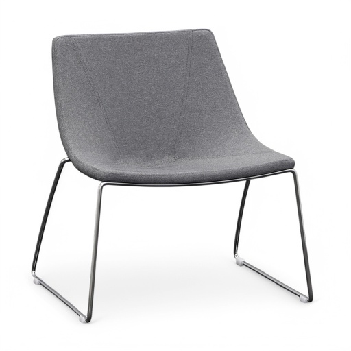 Lounge Sessel Milani Ellipse (Neu, Grau)