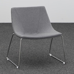 Lounge Sessel Milani Ellipse (Grau, Gut)