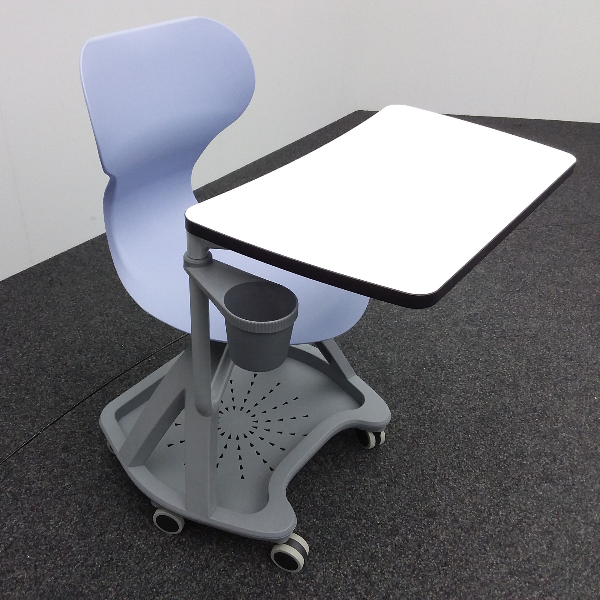 Studentenstuhl mit Tisch IBEBI Mia (Blau, Neu)