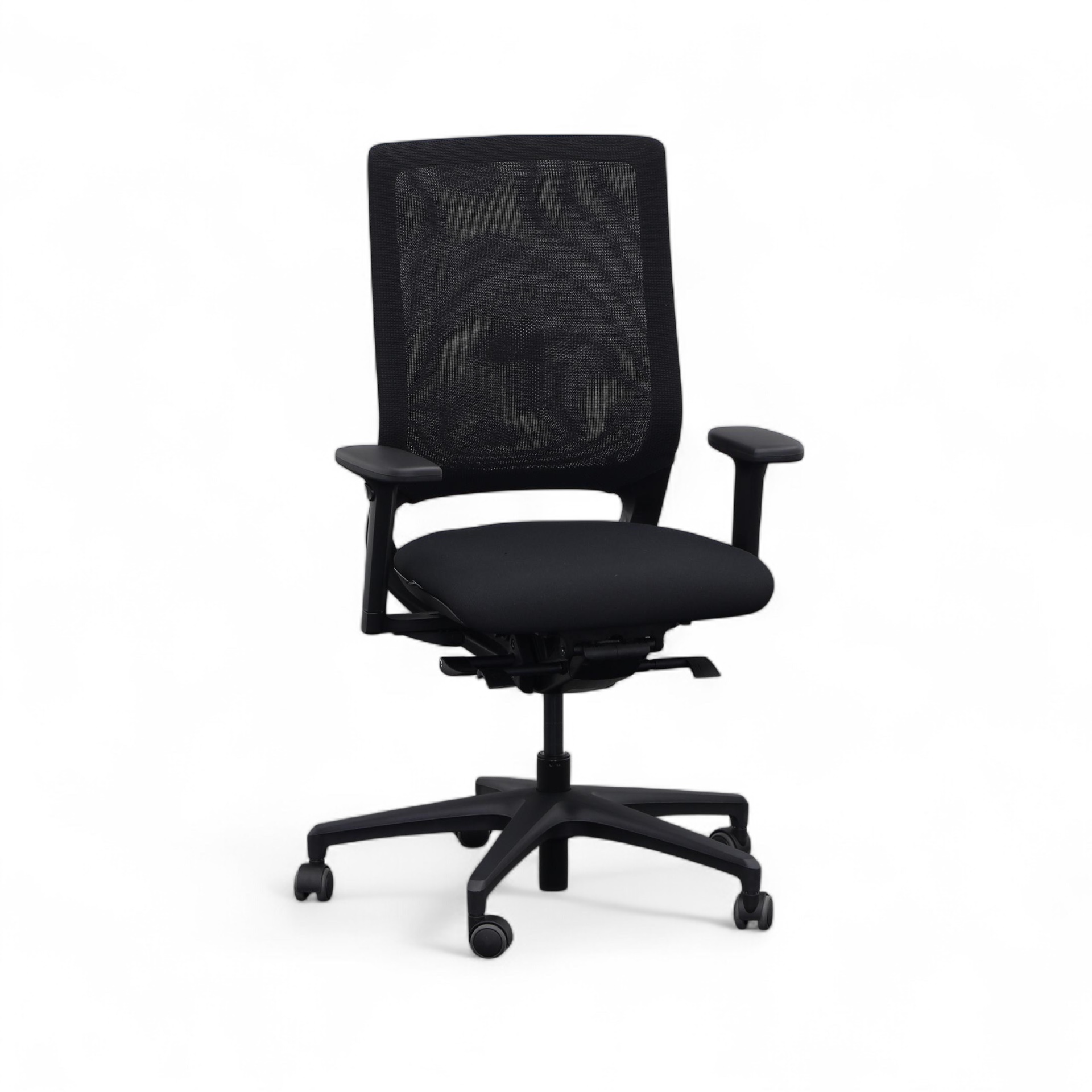 Bürodrehstuhl Klöber Mera 84 mit 2D Armlehnen, Schwarz, Neu, Ergonomischer Stuhl - ideal für flexibles Arbeiten