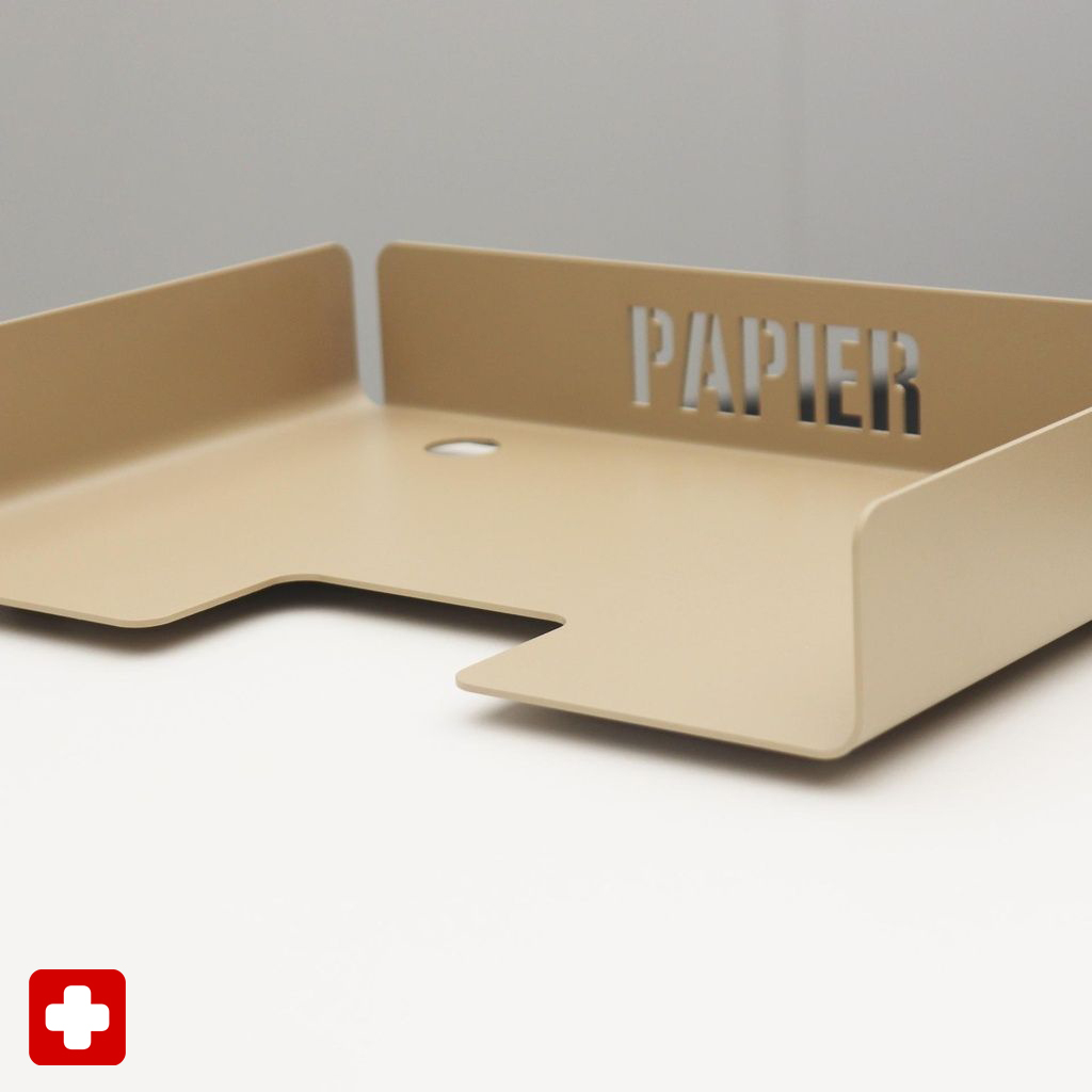 Papiersammler Lista LO, Metall (Normal gebraucht)