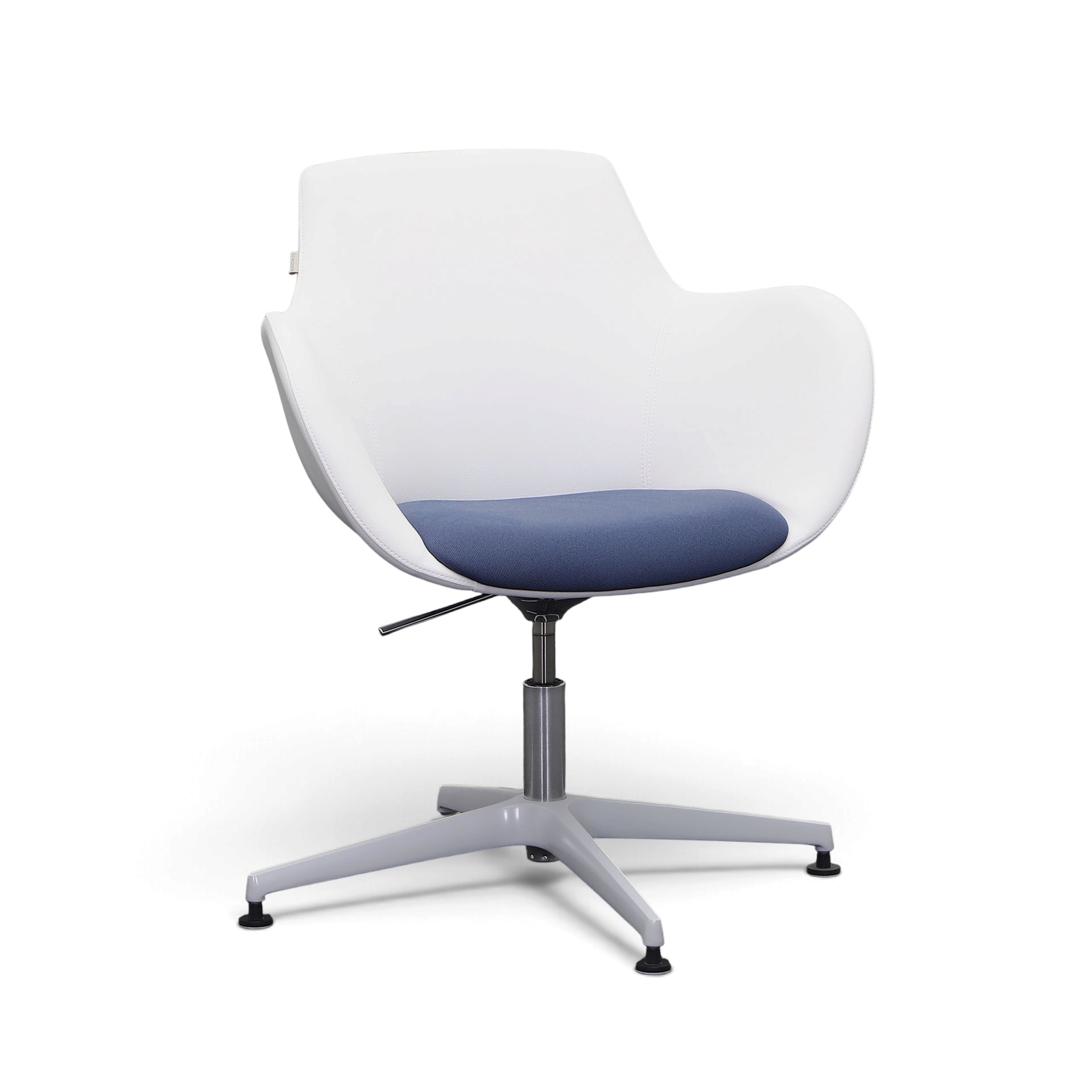 Konferenzstühle Kusch+CO by Nowy Styl Lupino mit Fixarmlehnen, Weiss, Sehr gut - Ergonomisch & Höhenverstellbar