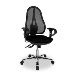 Sedia girevole da ufficio Topstar Open Point SY Deluxe (Nero, Nuovo)