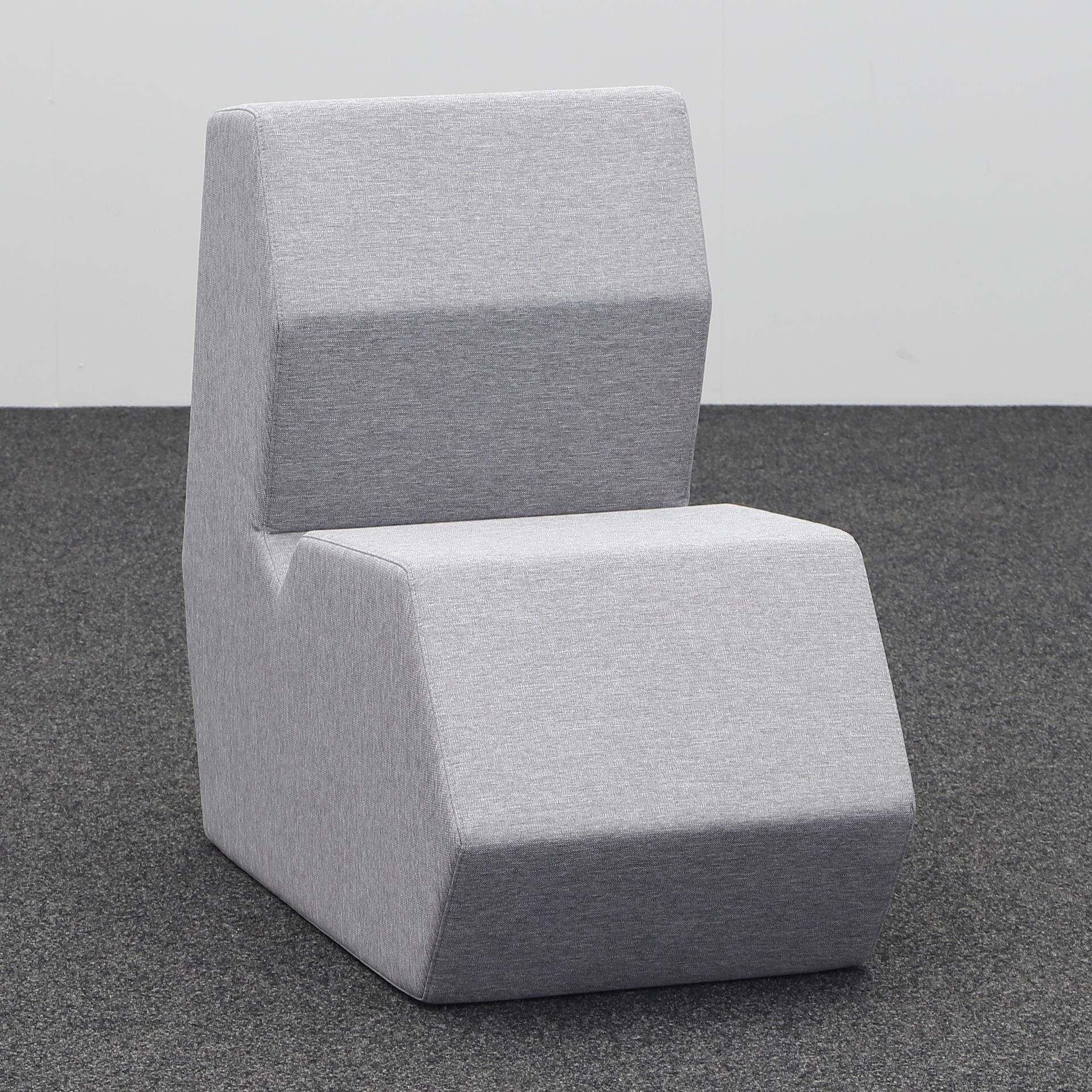 Fauteuil lounge Mdd Shape (Gris, Bon)