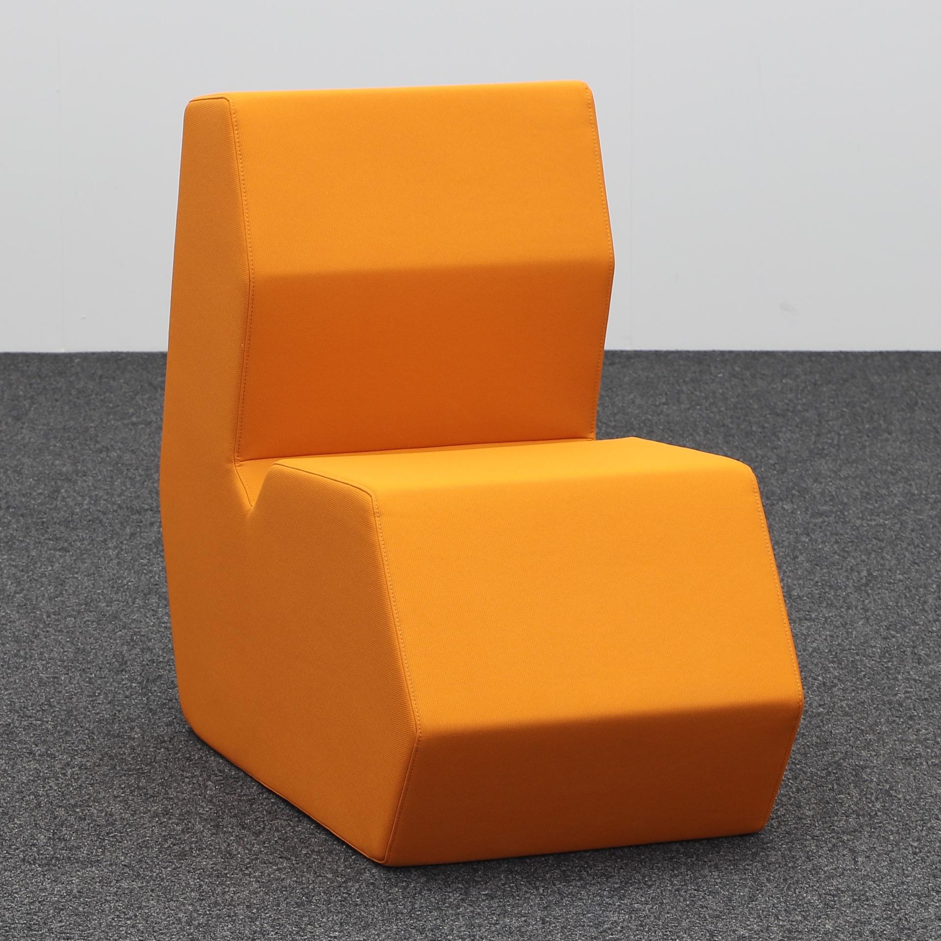 Fauteuil lounge Mdd Shape (Orange, Nouveau)