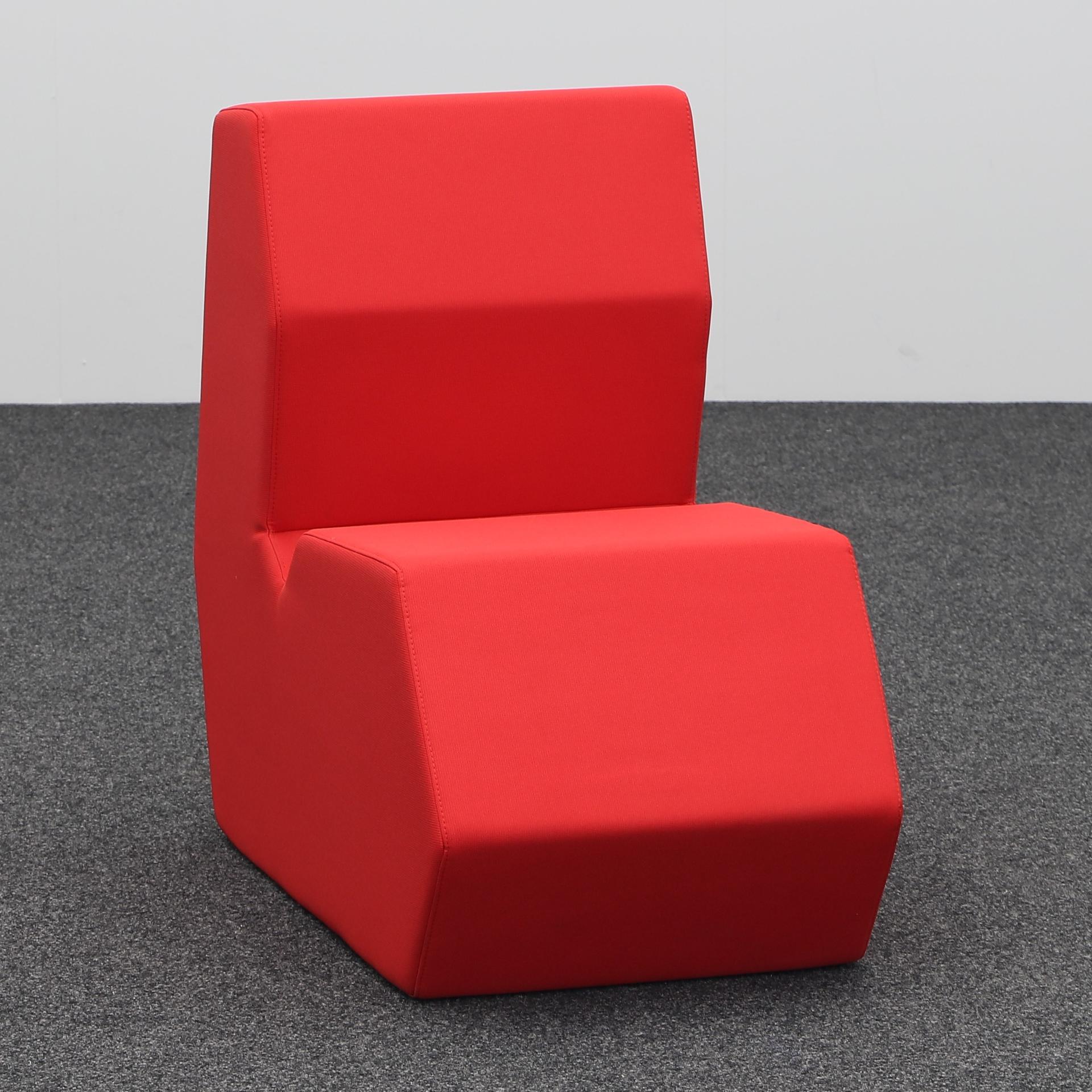 Lounge Sessel Mdd Shape (Rot, Neu)