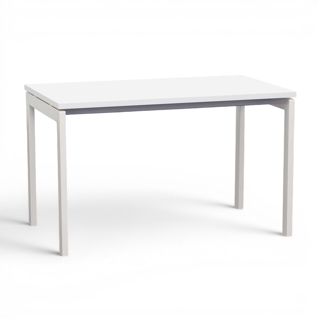 Schreibtisch Mdd Ogi 120x70 cm, Weiss/Weiss, Gut, Bürotisch - für Büro oder Homeoffice