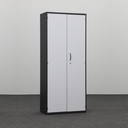 Flügeltürschrank Elan Euroffice (Lichtgrau, Normal gebraucht, mit Schlüssel)