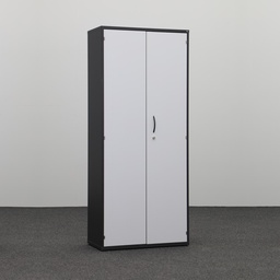 Hinged door cabinet Elan Euroffice (Light gray, Normal used, with key)