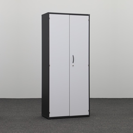 Flügeltürschrank Elan Euroffice (Lichtgrau, Normal gebraucht, mit Schlüssel)