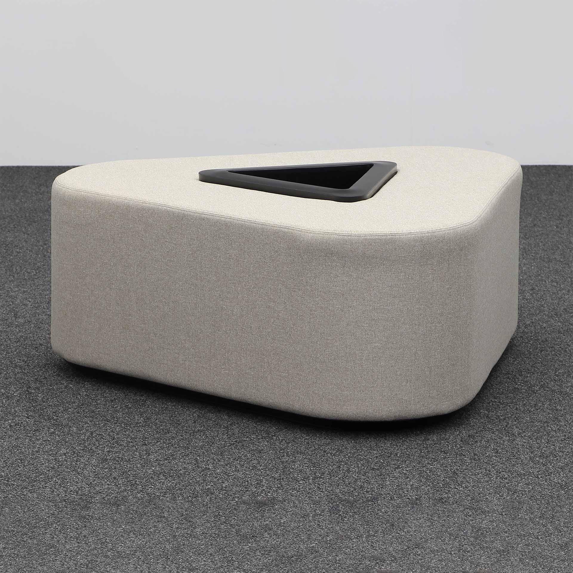 Bürohocker mit Pflanzentopf Mdd Hana (Beige, Neu)