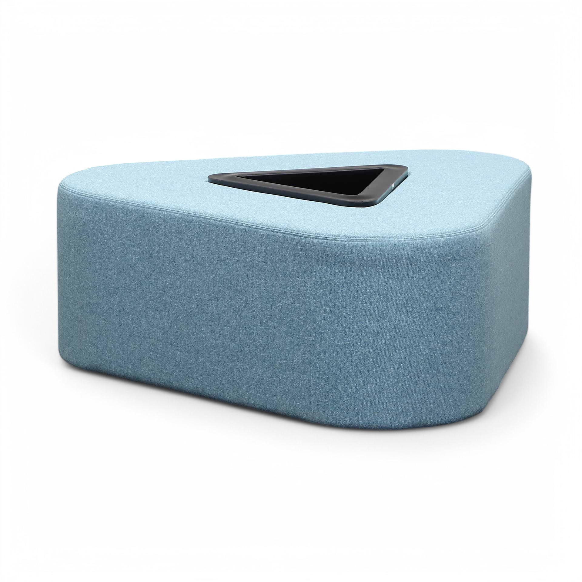 Bürohocker mit Pflanzentopf Mdd Hana (Blau, Sehr gut, Stellfüsschen)