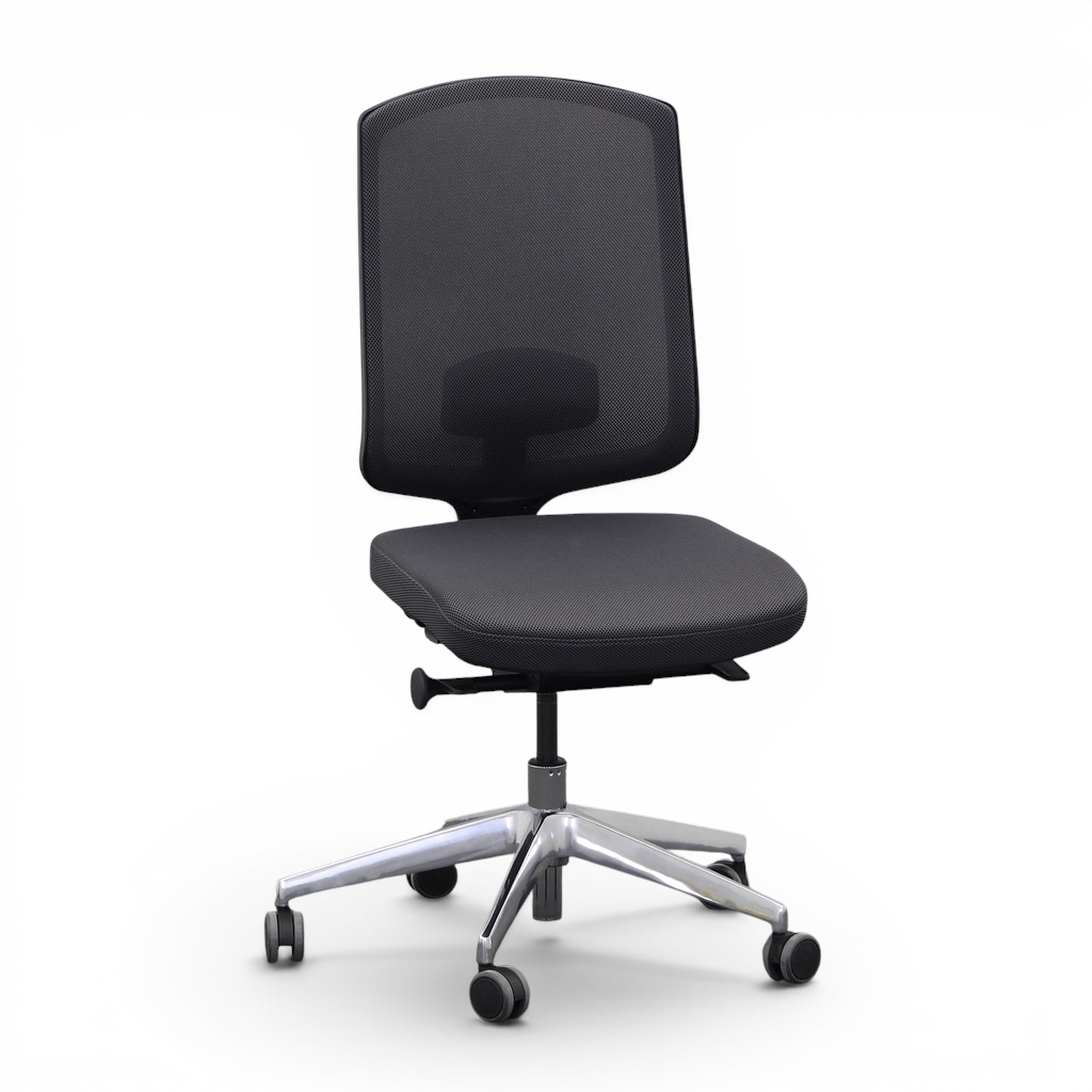 Bürodrehstuhl Mdd SAVA ohne Armlehnen, Anthrazit, Neu, Ergonomischer Stuhl - ideal für flexibles Arbeiten