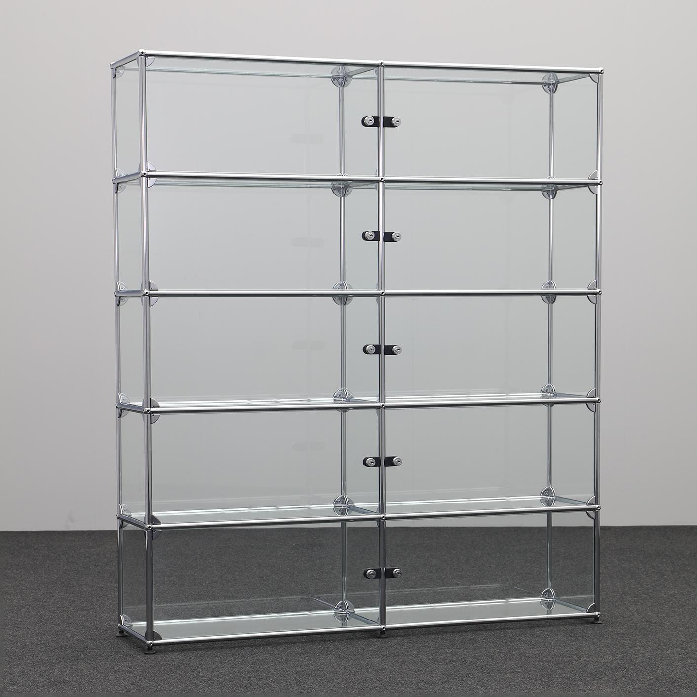 Glas Vitrine USM Haller (Gut, Mit Schlüssel)