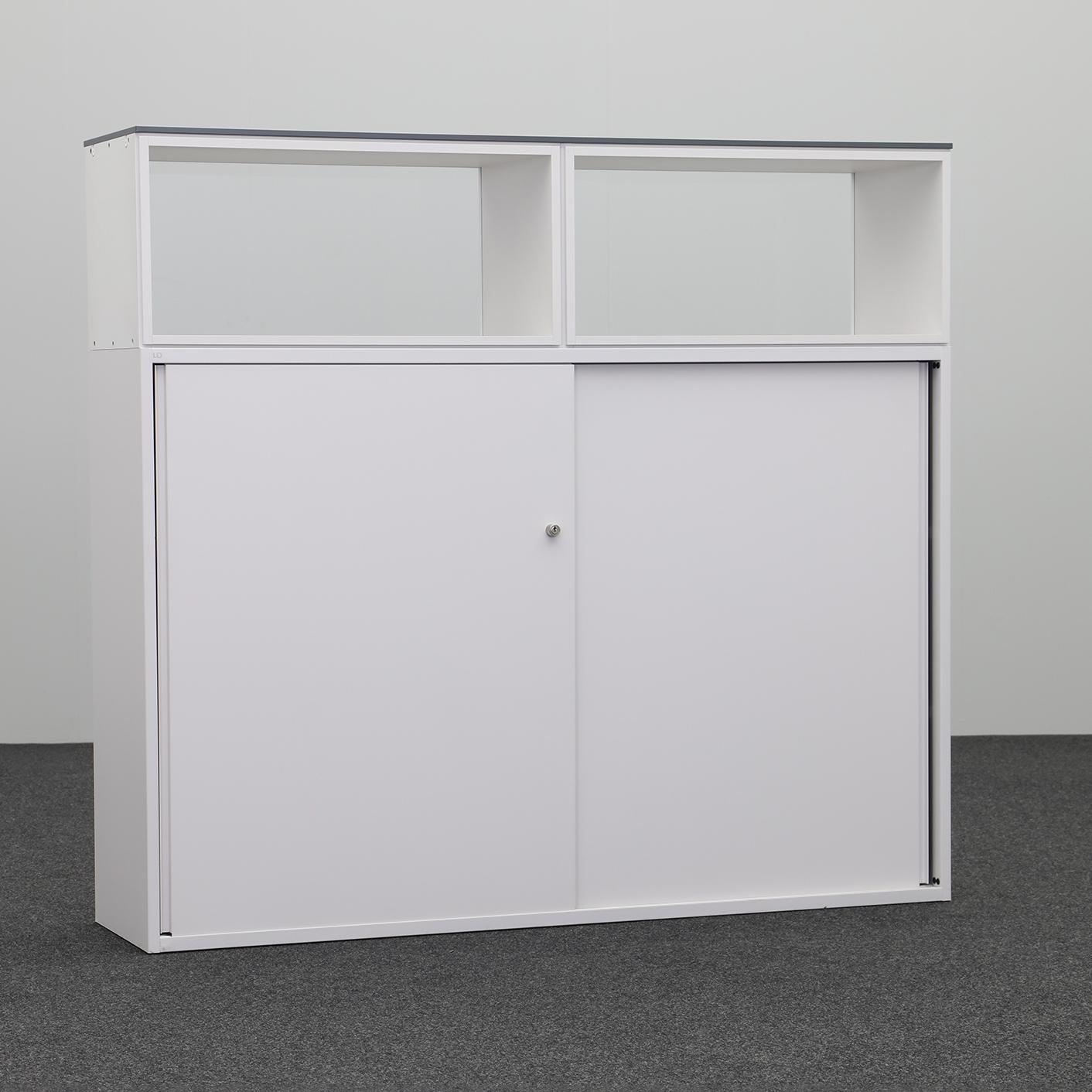 Schiebetürschränke Lista LO One Weiss, 160.0 x 40.0 cm, Gut
