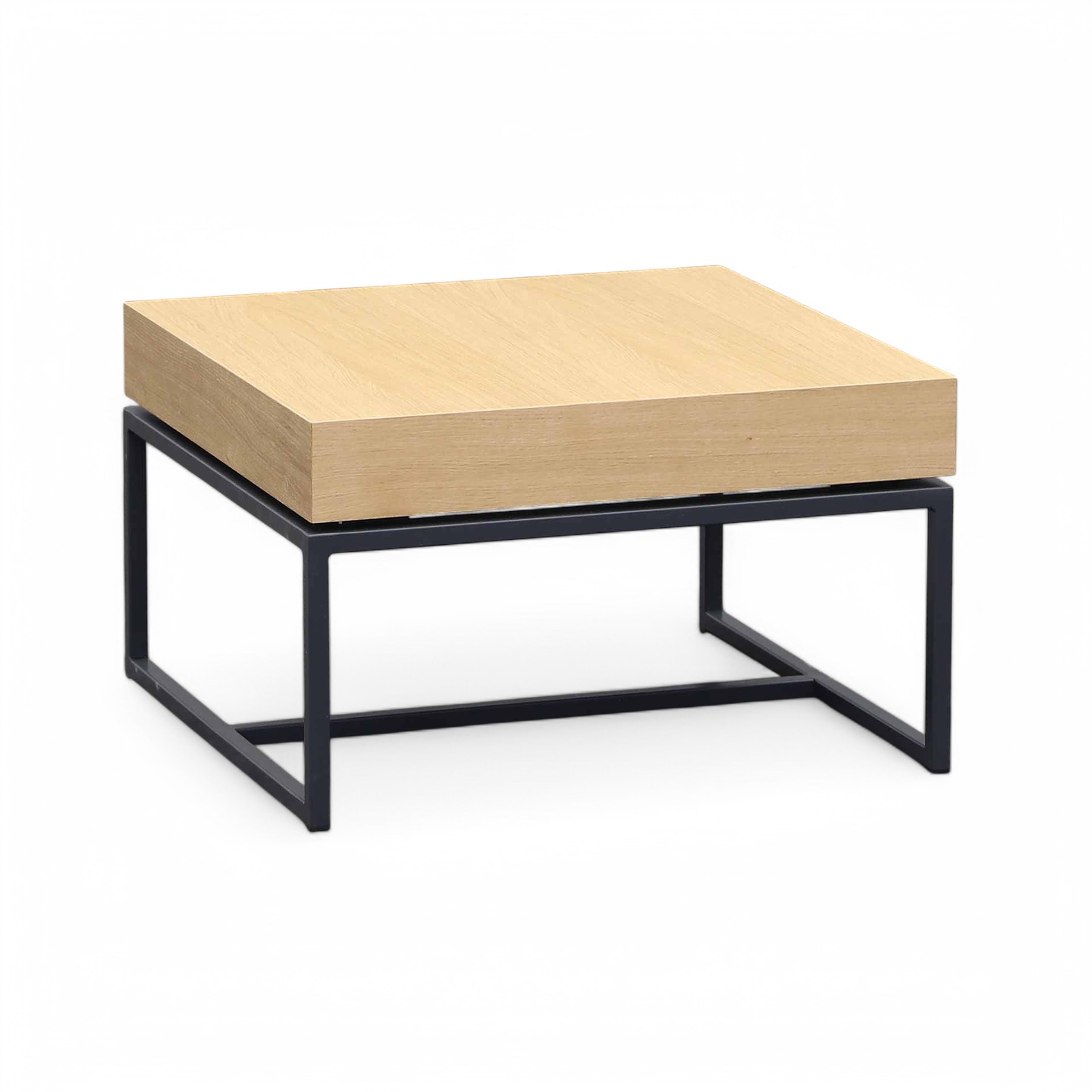 Image of Couchtisch Narbutas Novus 65x65 cm, Ahorn/Anthrazit, Rechteckig, Sehr gut - Perfekt für Sofa und Lounge