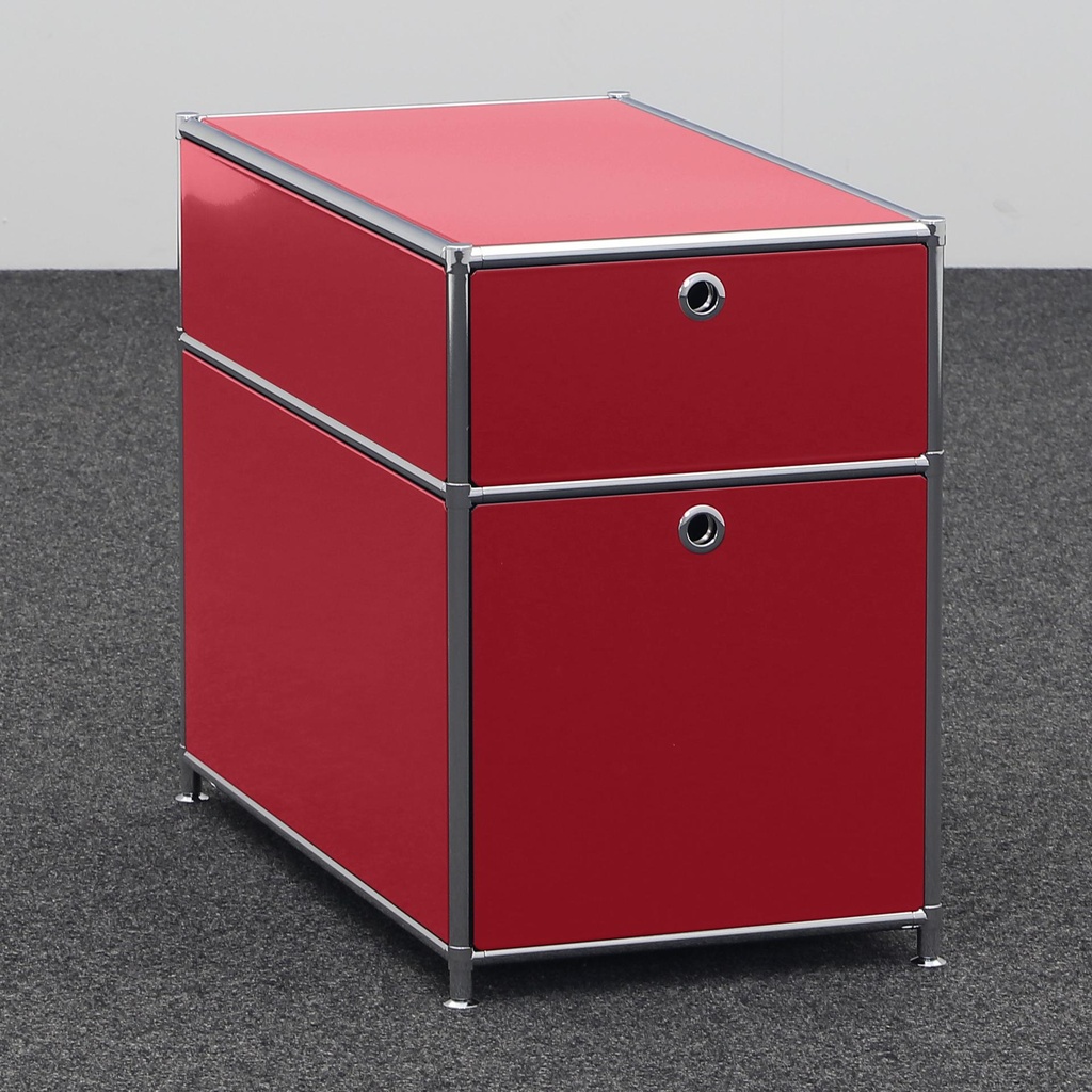 Standcontainer System4 (Rot, Neu, mit Hängeregister)