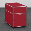 Standcontainer System4 (Rot, Neu, mit Schublade)